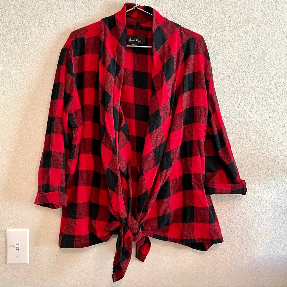 Buffalo Check Top (Never Worn)